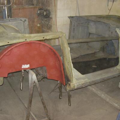 Restaurálás - Triumph TR4 11