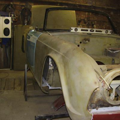 Restaurálás - Triumph TR4 42