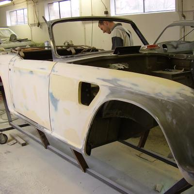 Restaurálás - Triumph TR4 52