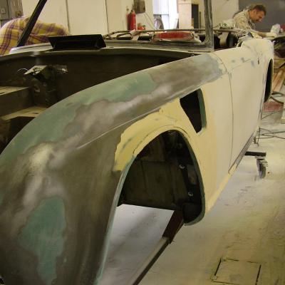 Restaurálás - Triumph TR4 53