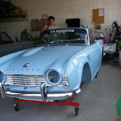 Restaurálás - Triumph TR4 81
